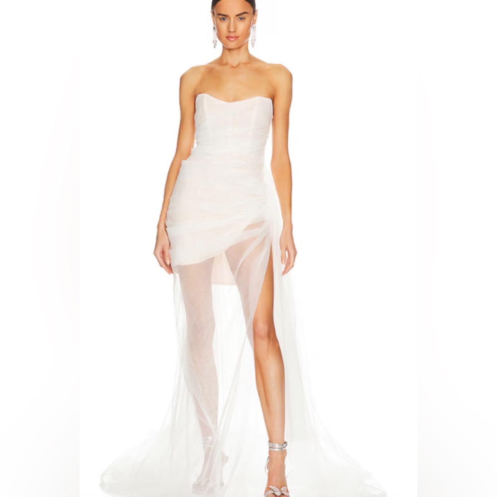 NWT The Bar Cleo Gown Blanc